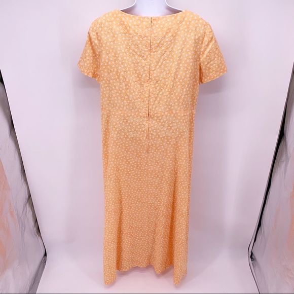 Vintage Orange Floral MuMu Dress Size M-XL - Picture 4 of 4